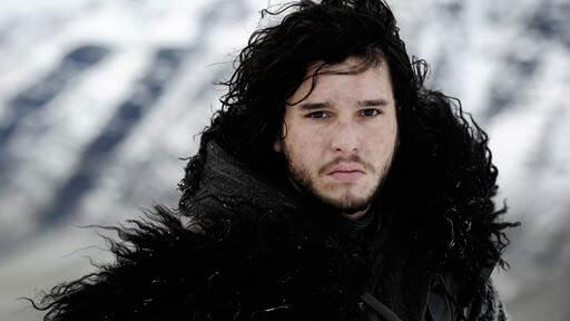 Jon Snow played by Kit Harington in 'Game of Thrones' Jon Snow played by Kit Harington in 'Game of Thrones'