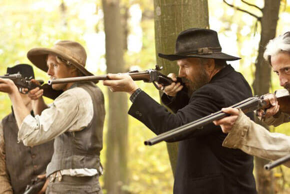 Matt Barr and Kevin Costner in 'Hatfields & McCoys' Matt Barr and Kevin Costner in 'Hatfields & McCoys'