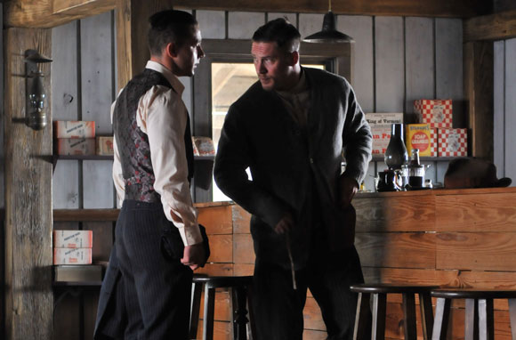 Shia LaBeouf and Tom Hardy in Lawless Shia LaBeouf and Tom Hardy in Lawless