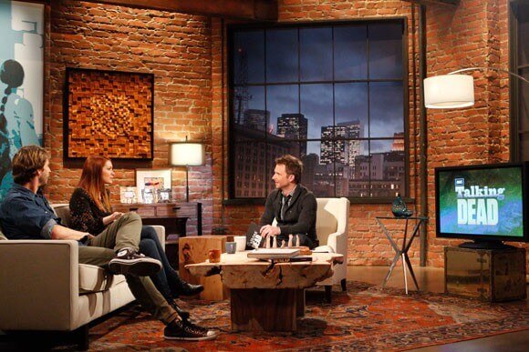 Jon Heder, Felicia Day and Chris Hardwick on Talking Dead Jon Heder, Felicia Day and Chris Hardwick on Talking Dead