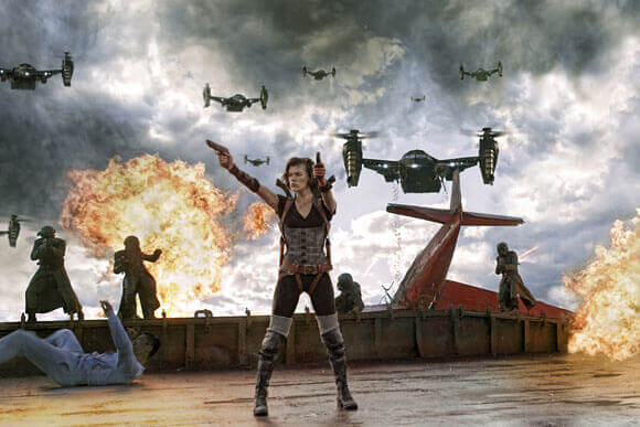 Milla Jovovich in RESIDENT EVIL: RETRIBUTION Milla Jovovich stars in Screen Gems' action horror RESIDENT EVIL: RETRIBUTION