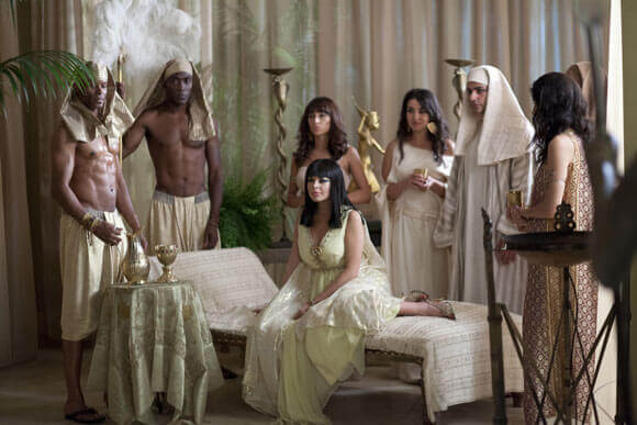 Lindsay Lohan as Elizabeth Taylor in 'Cleopatra' in Lifetime's 'Liz & Dick' Lindsay Lohan as Elizabeth Taylor in 'Cleopatra' in Lifetime's 'Liz & Dick'