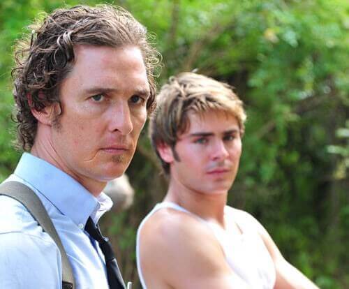 Matthew McConaughey and Zac Efron in The Paperboy Matthew McConaughey and Zac Efron in The Paperboy