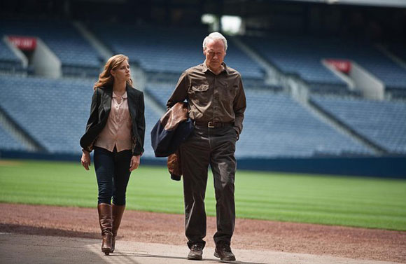 Amy Adams and Clint Eastwood in Trouble with the Curve Amy Adams and Clint Eastwood in Trouble with the Curve