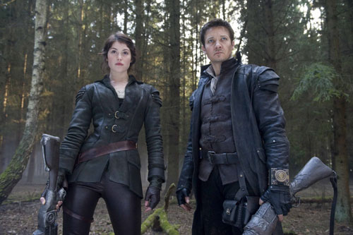 Gemma Arterton and Jeremy Renner in Hansel and Gretel: Witch Hunters Gemma Arterton and Jeremy Renner in Hansel and Gretel: Witch Hunters