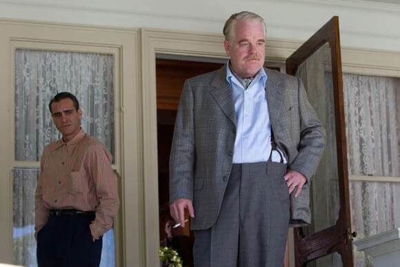 Joaquin Phoenix and Philip Seymour Hoffman in The Master Joaquin Phoenix and Philip Seymour Hoffman in The Master