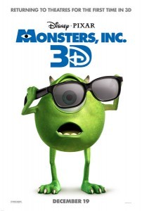 Monsters Inc 3D Poster Monsters Inc 3D Poster