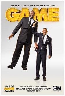 Shaquille O'Neal and Nick Cannon Host Game Awards Shaquille O'Neal and Nick Cannon Host Game Awards