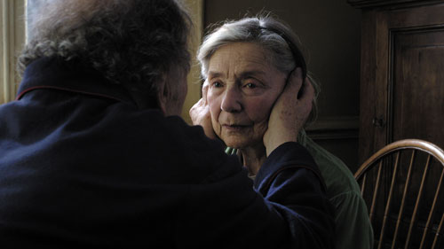 Jean-Louis Trintignant and Emmanuelle Riva in Amour Jean-Louis Trintignant and Emmanuelle Riva in Amour