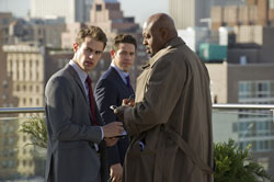 Theo James, Kevin Alejandro, Chi McBride in Golden Boy Theo James, Kevin Alejandro, Chi McBride in Golden Boy