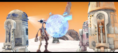 A scene from 'Star Wars: The Clone Wars' Episode 11 Season 5 A scene from 'Star Wars: The Clone Wars' Episode 11 Season 5