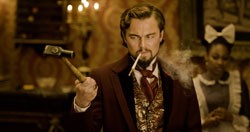 Leonardo DiCaprio in Django Unchained Leonardo DiCaprio as Calvin Candie in 'Django Unchained'