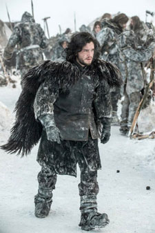 Kit Harington as Jon Snow in season 3 of Game of Thrones. Kit Harington as Jon Snow in season 3 of Game of Thrones.