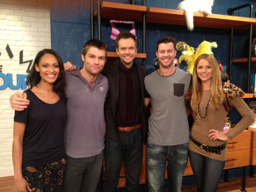 Joel McHale and the Spartacus Cast Joel McHale and the Spartacus Cast