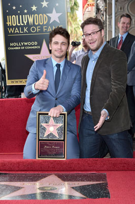 James Franco and Seth Rogen James Franco and Seth Rogen Walk of Fame Ceremony