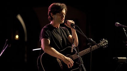 Penn Badgley as Jeff Buckley in Greetings From Tim Buckley Penn Badgley as Jeff Buckley in Greetings From Tim Buckley