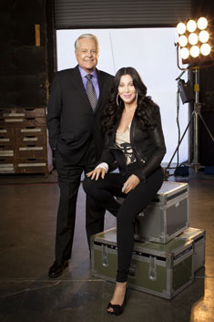 Robert Osborne and Cher Robert Osborne and Cher