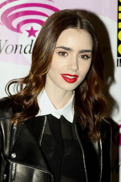 Lily Collins at the 2013 WonderCon Lily Collins at the 2013 WonderCon