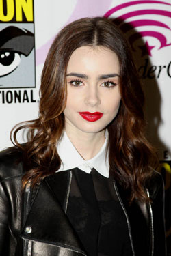 Lily Collins at the 2013 WonderCon Lily Collins at the 2013 WonderCon