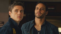 Aaron Tveit and Daniel Sunjata in Graceland Aaron Tveit and Daniel Sunjata in Graceland