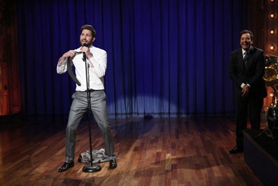John Krasinski and Jimmy Fallon John Krasinski and Jimmy Fallon