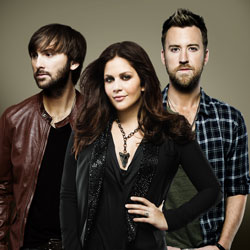 Dave Haywood, Hillary Scott and Charles Kelley of Lady Antebellum Dave Haywood, Hillary Scott and Charles Kelley of Lady Antebellum