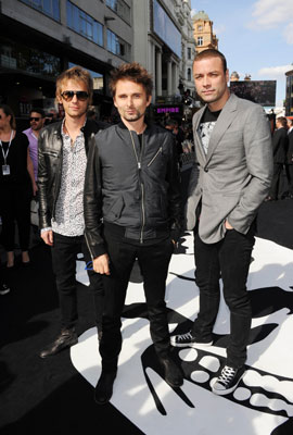 Dominic Howard, Matthew Bellamy and Chris Wolstenholme of Muse Dominic Howard, Matthew Bellamy and Chris Wolstenholme of Muse