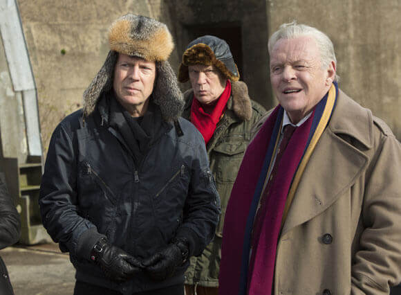 Bruce Willis, John Malkovich, and Anthony Hopkins in 'RED 2' Bruce Willis, John Malkovich, and Anthony Hopkins in 'RED 2'