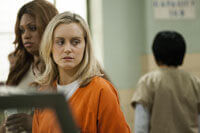 Laverne Cox and Taylor Schilling in 'Orange is the New Black' Laverne Cox and Taylor Schilling in 'Orange is the New Black'