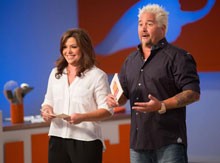Rachael Ray and Guy Fieri on 'Rachael vs Guy: Kids Cook-Off' Rachael Ray and Guy Fieri on 'Rachael vs Guy: Kids Cook-Off'