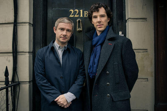Martin Freeman and Benedict Cumberbatch in Sherlock Martin Freeman and Benedict Cumberbatch in Sherlock