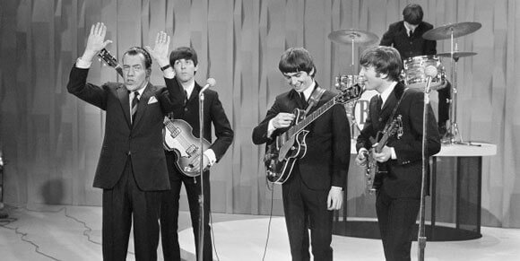 The Beatles perform on 'The Ed Sullivan Show' The Beatles perform on 'The Ed Sullivan Show'